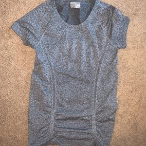 Athleta Gray Short Sleeve Tee